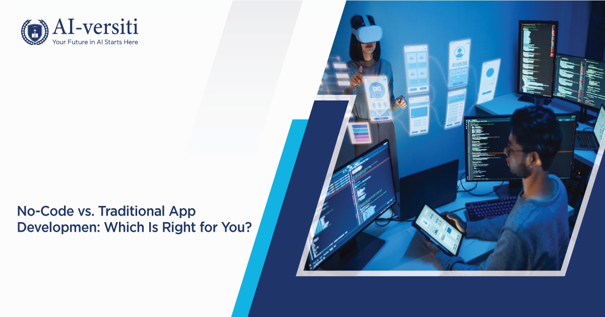 No-Code vs. Traditional App Development Which Is Right for You
